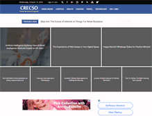 Tablet Screenshot of crecso.com